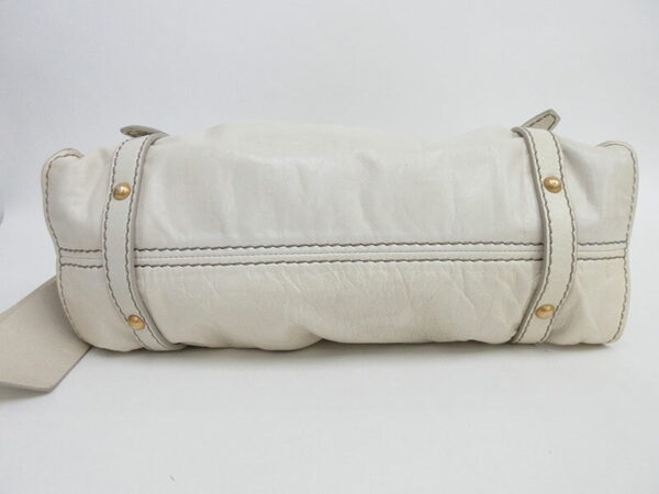 1240501019951 4 Miu Miu Tote Bag Leather Beige White