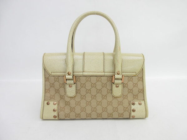 1240504021559 2 Gucci Handbag GG Leather Beige