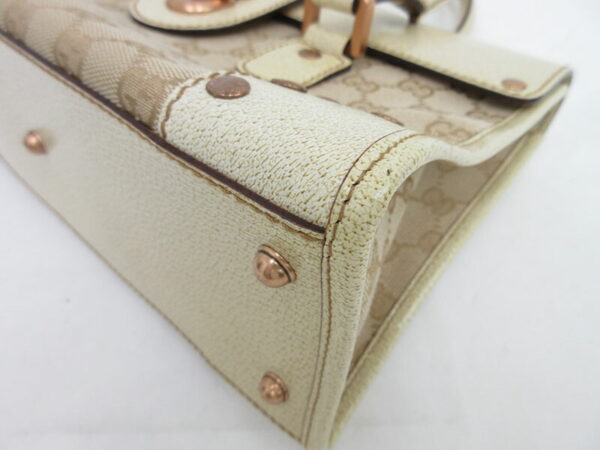 1240504021559 5 Gucci Handbag GG Leather Beige