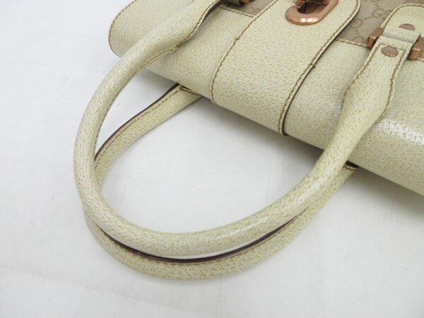 1240504021559 6 Gucci Handbag GG Leather Beige