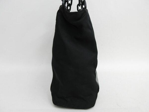 1240604023431 3 Prada Tote Bag Nylon Leather Black