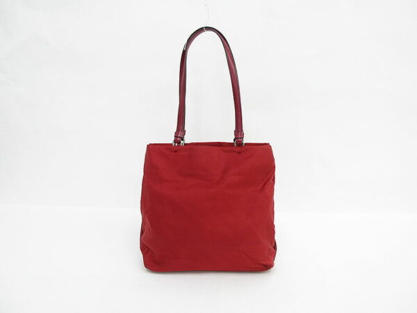 1240604027602 2 Prada Mini Tote Bag Nylon Red