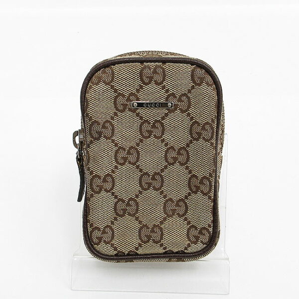 1240801036210 1 Gucci GG Multi Case Pouch Cigarette Case Beige