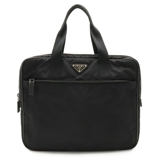 12410512 1 Prada Business Briefcase Nylon Nero Black