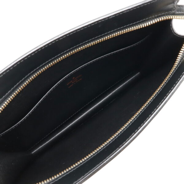 12460904 6 Louis Vuitton Epi Pochette Homme Clutch Bag Black