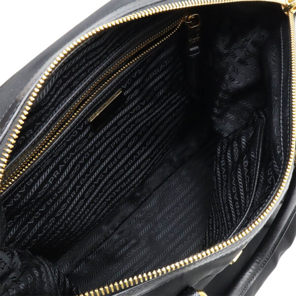 12480357 7 Prada 2WAY Crossbody Tote Bag Black