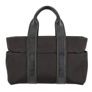 Hermes Acapulco PM Toile Chevron Leather Bag