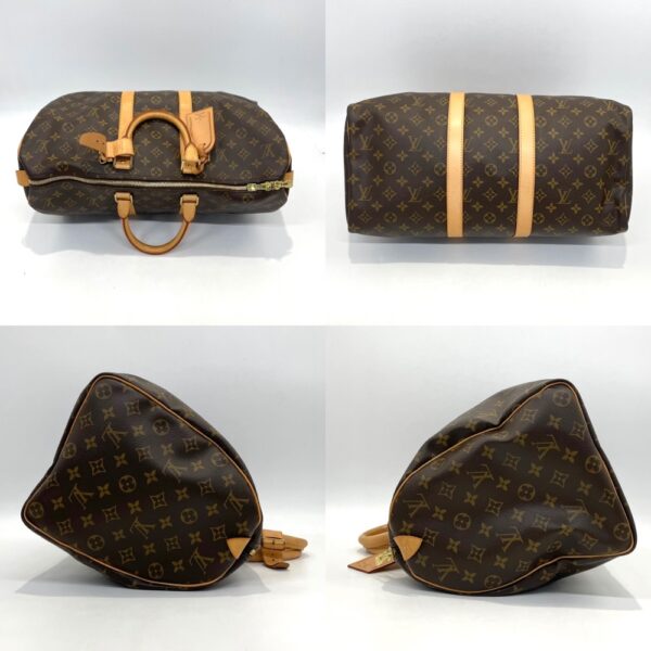 2000008246903716 5 Louis Vuitton Monogram Keepall 45 Bag Brown