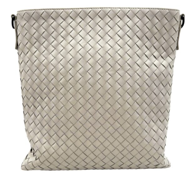 2000085246900215 12 Bottega Veneta Intrecciato Shoulder Bag White