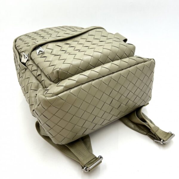 2000094246900012 12 Bottega Veneta Intrecciato Backpack Khaki