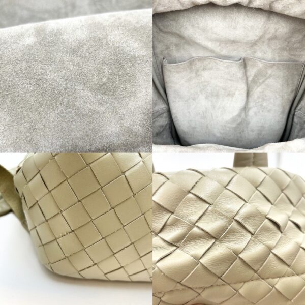 2000094246900012 15 Bottega Veneta Intrecciato Backpack Khaki