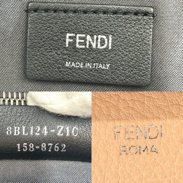 2000098246901696 14 Fendi Visible Medium Shoulder Bag Leather Beige Gray