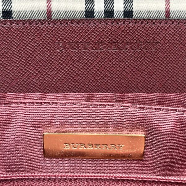 2000303246902139 10 Burberry Nova Check Tote Bag Beige Bordeaux