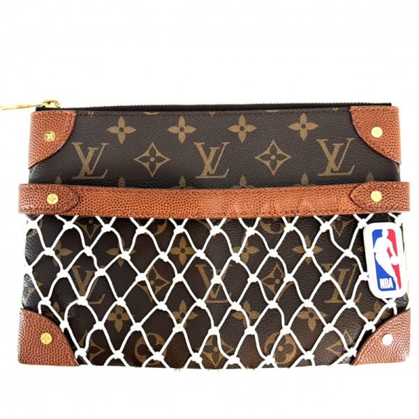 2000421246901486 9 Louis Vuitton NBA Monogram Net Flat Accessory Case Brown