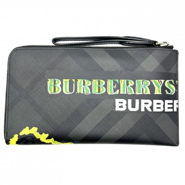 2000571246900838 11 Burberry Long Wallet Sketchbook Pouch Black Multicolor