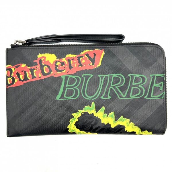 2000571246900838 12 Burberry Long Wallet Sketchbook Pouch Black Multicolor