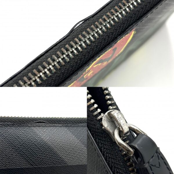 2000571246900838 17 Burberry Long Wallet Sketchbook Pouch Black Multicolor