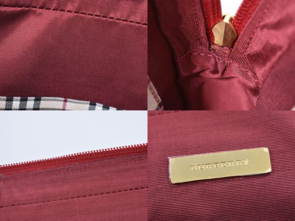 2100020000010140 9 Burberry Leather Business Bag Red