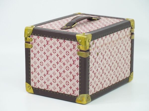 2100020000010454 2 Louis Vuitton Boite Flacon Monogram Mini Vanity Case Pink