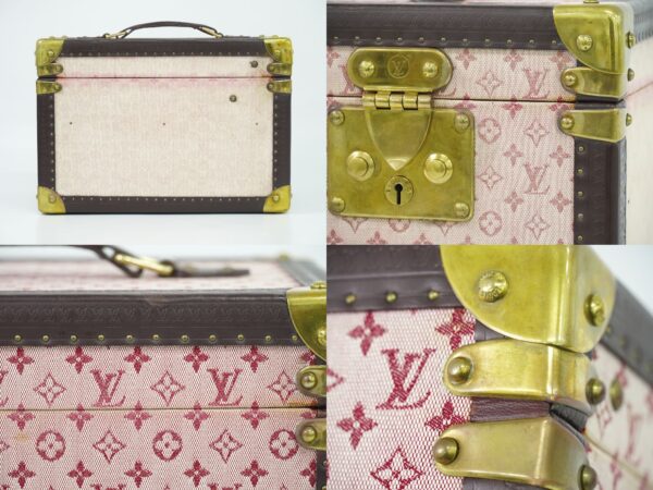 2100020000010454 4 Louis Vuitton Boite Flacon Monogram Mini Vanity Case Pink