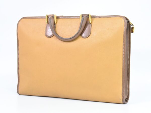 2100020000011023 2 Loewe Anagram Briefcase Leather Beige