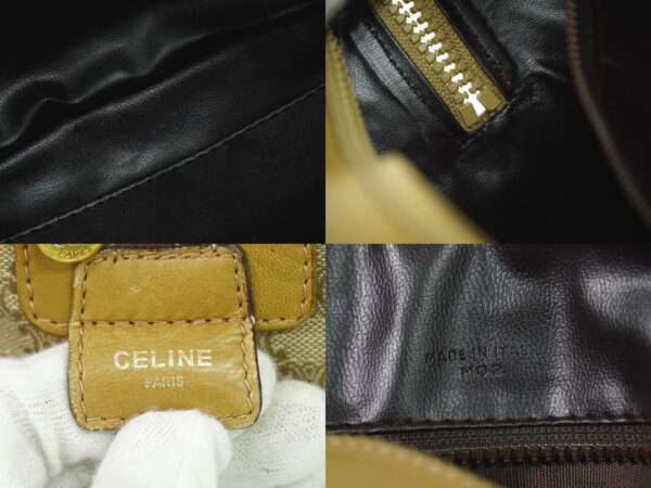 2100020000012296 9 Celine Macadam Mini Bag Beige