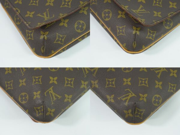 2100020000012596 7 Louis Vuitton Musette Tango Short Monogram Shoulder Bag Brown