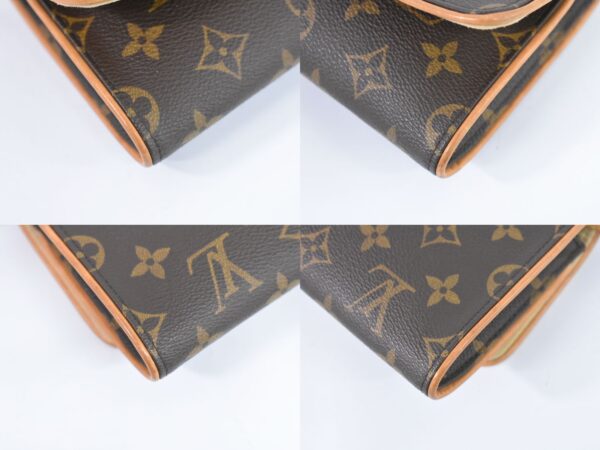 2100020000012957 7 Louis Vuitton Pochette Twin GM Monogram 2WAY Shoulder Bag Brown