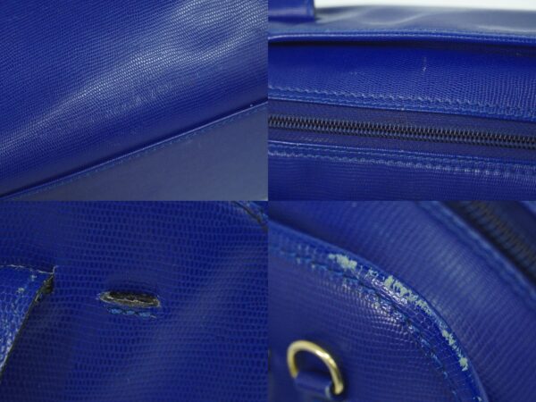 2100020000013452 4 Celine Leather Mini Bag Blue