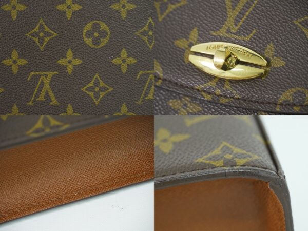 2100020000013578 4 Louis Vuitton Marselbu Monogram Handbag Brown