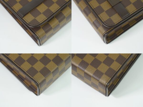 2100020000013596 7 Louis Vuitton Tribeca Mini Damier Ebene Shoulder Bag Brown