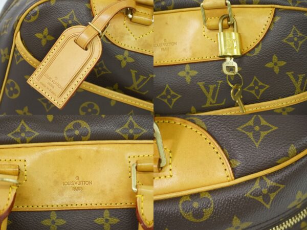 2100020000013629 4 Louis Vuitton Deauville Monogram Handbag Brown