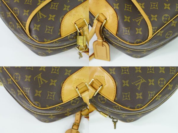 2100020000013629 6 Louis Vuitton Deauville Monogram Handbag Brown