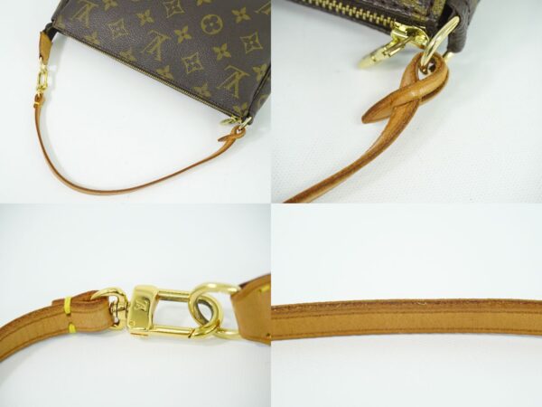 2100020000014403 5 Louis Vuitton Pochette Accessoire Monogram Pouch Brown