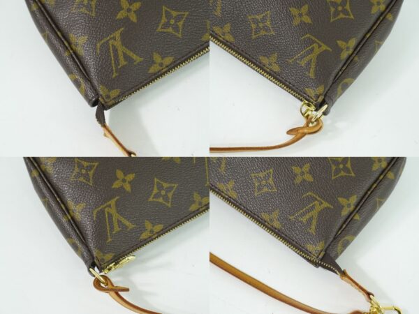 2100020000014403 6 Louis Vuitton Pochette Accessoire Monogram Pouch Brown