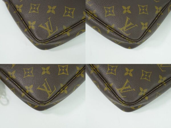 2100020000014403 7 Louis Vuitton Pochette Accessoire Monogram Pouch Brown