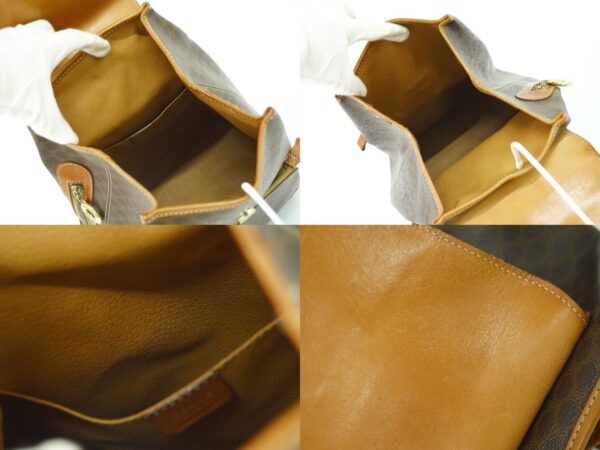 2100020000014781 8 Celine Macadam Rucksack Backpack Brown