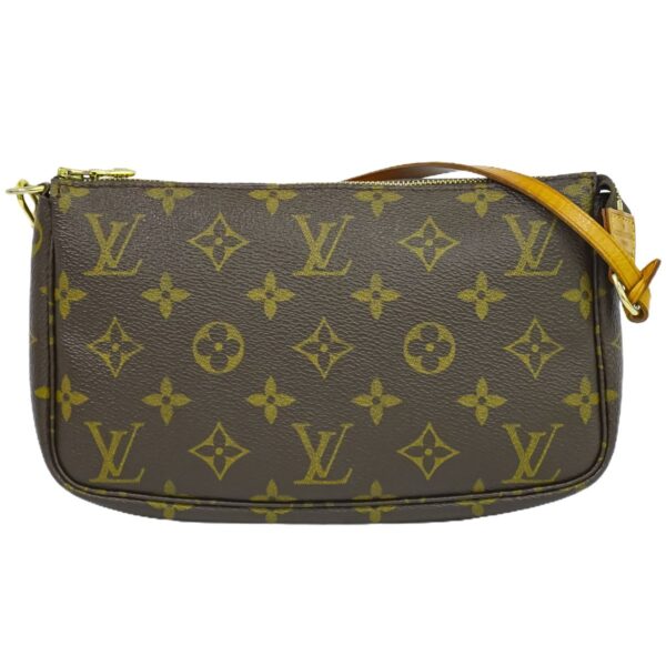 2100020000014859 1 Louis Vuitton Pochette Accessoire Monogram Accessory Pouch Brown