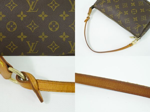 2100020000014859 5 Louis Vuitton Pochette Accessoire Monogram Accessory Pouch Brown