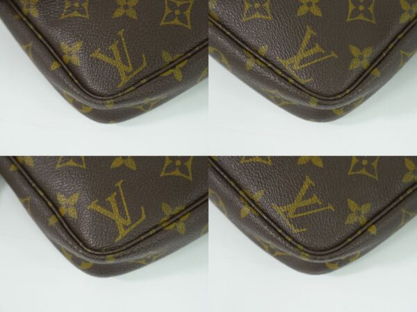 2100020000014859 7 Louis Vuitton Pochette Accessoire Monogram Accessory Pouch Brown