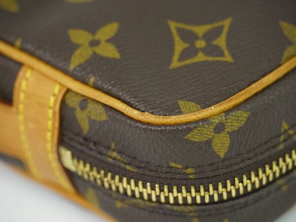 2100020000019649 6 Louis Vuitton Marly Dragonne PM Monogram Clutch Bag Brown