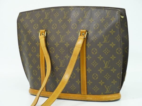 2100020000020379 2 Louis Vuitton Babylon Monogram Tote Bag Brown