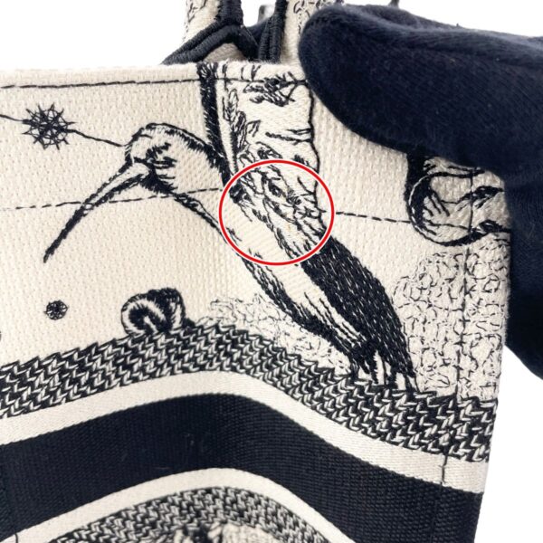 22031938 09 Christian Dior Book Tote Small Bag Toile de Jouy Zodiac