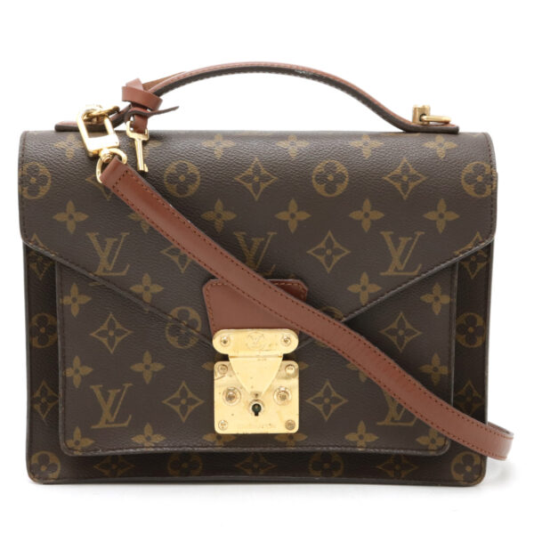 22460156 1 Louis Vuitton Monogram Monceau 26 Clutch Bag