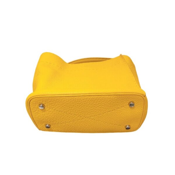 2300040448045 3 Fendi Anna Small Selleria Calf Shoulder Bag Yellow