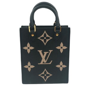 2300040730546 1 Louis Vuitton Sac Plat Monogram Eclipse Leather 2WAY Shoulder Bag Black