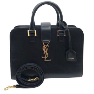 Saint Laurent Pave Cabas Handbag Calf