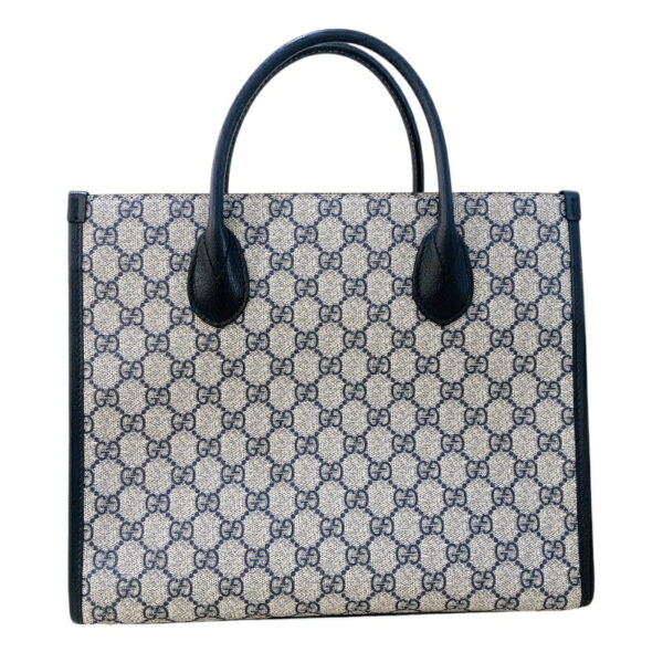 2300041351306 2 Gucci Interlocking G Small Tote GG Supreme Navy