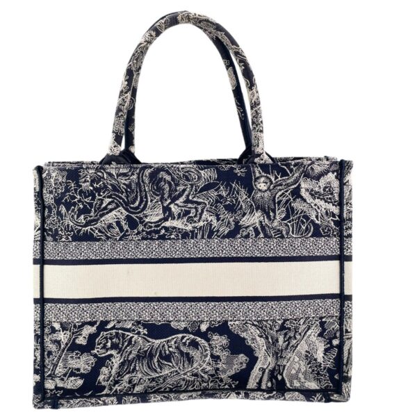 23045938 03 Christian Dior Book Tote Bag Toile de Jouy