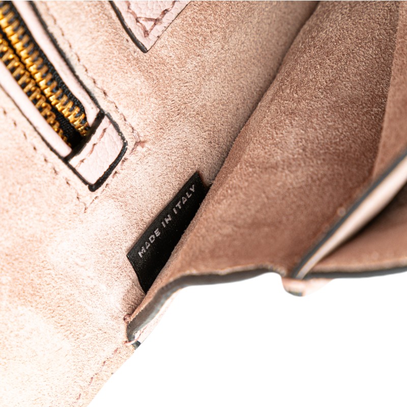 Miu Miu Madras Leather Crossbody Shoulder Bag Pink - Image 7